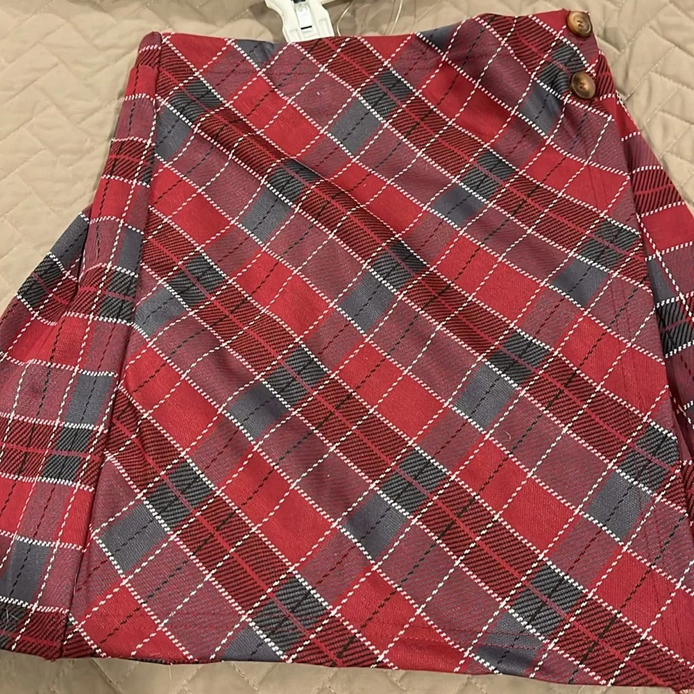 KensieGirl Chenille Sweater And Plaid Skirt Set / NWT / Size 10